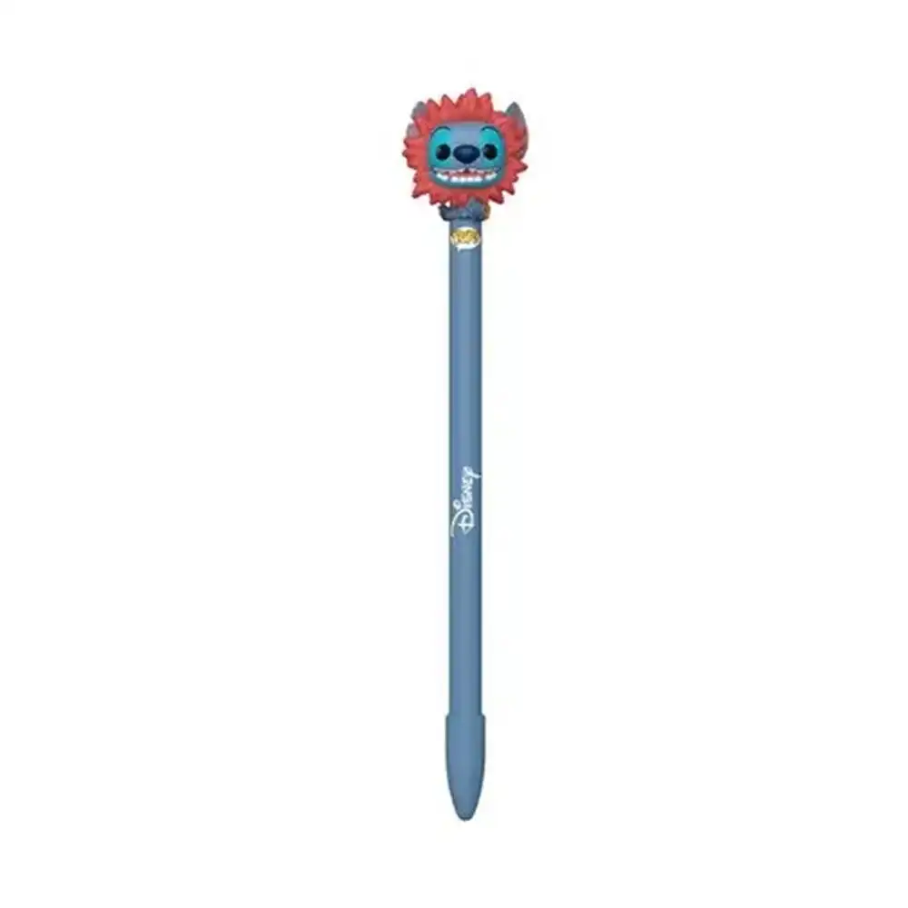 segfwsrgwgd Funko Pop! Pen Topper Cartoon Animation: Disney – Lilo & Stitch – Stitch as Simba - Image 1