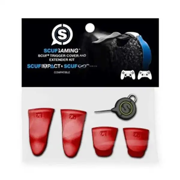 Scuf Trigger Cover & Extender Kit for Scuf Impact & Infinity 4PS (Red)