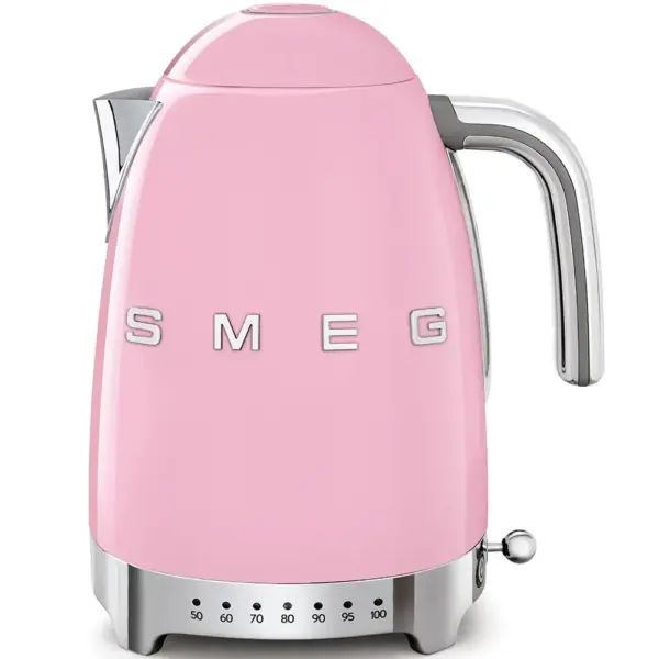 Smeg 50's Style Variable Temperature Kettle - Pink