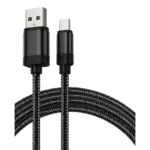 كابل شحن سريع شيتك من USB-A إلى USB-C بقوة 3 أمبير وطول 2 متر - أسود