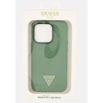 Guess iPhone 14 Pro Silicone Phone Case - Green - Image 4