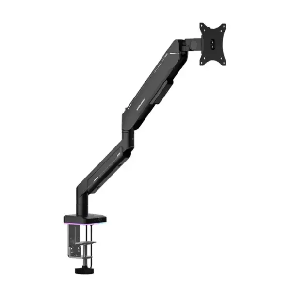 Andaseat Stealth Pro II RGB A9X Single Monitor Arm - Black