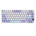 ATTACK SHARK X820Ultra Tri-mode Gasket Mechanical Keyboard - Star White + Shark Switch (Arabic)