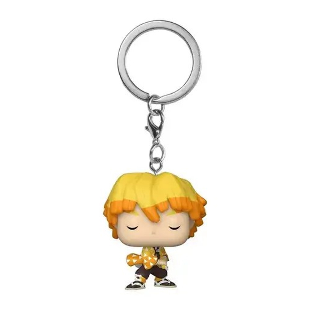 wgaewrgerg Funko Pocket Pop! Keychain Anime: Demon Slayer – Zenitsu Agatsuma #987 - Image 1