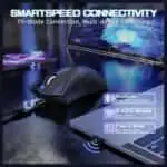 ATTACK SHARK V3 PRO Wireless Esports Gaming Mouse - Black - Image 3