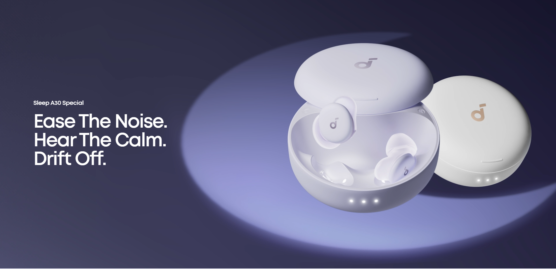 Anker Soundcore Sleep A30 Smart Noise Cancelling Sleep Earbuds - Mist Lilac Special Edition 1 20260825132342 703