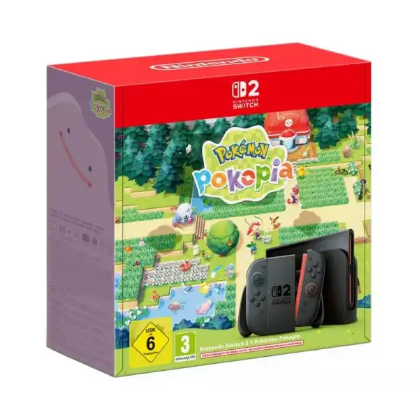 Nintendo Switch 2 Console & Pokémon Pokopia Game Bundle