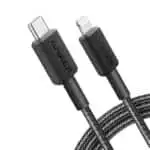 Anker 322 USB-C to Lightning Cable (3m - 10ft ) Braided - Black