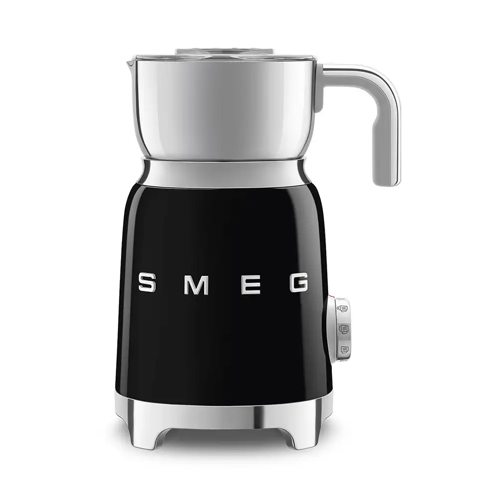 3246436547 Smeg 50's Style Milk Frother - Black - Image 1