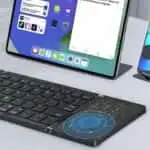⁦لوحة مفاتيح بورودو مينيما سليم القابلة للطي المزودة بلوحة أرقام ولوحة لمس مدمجتين⁩ - الصورة ⁦3⁩