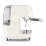 Smeg 50's Style Aesthetic Espresso Coffee Machine with Pump - Cream - Image 4