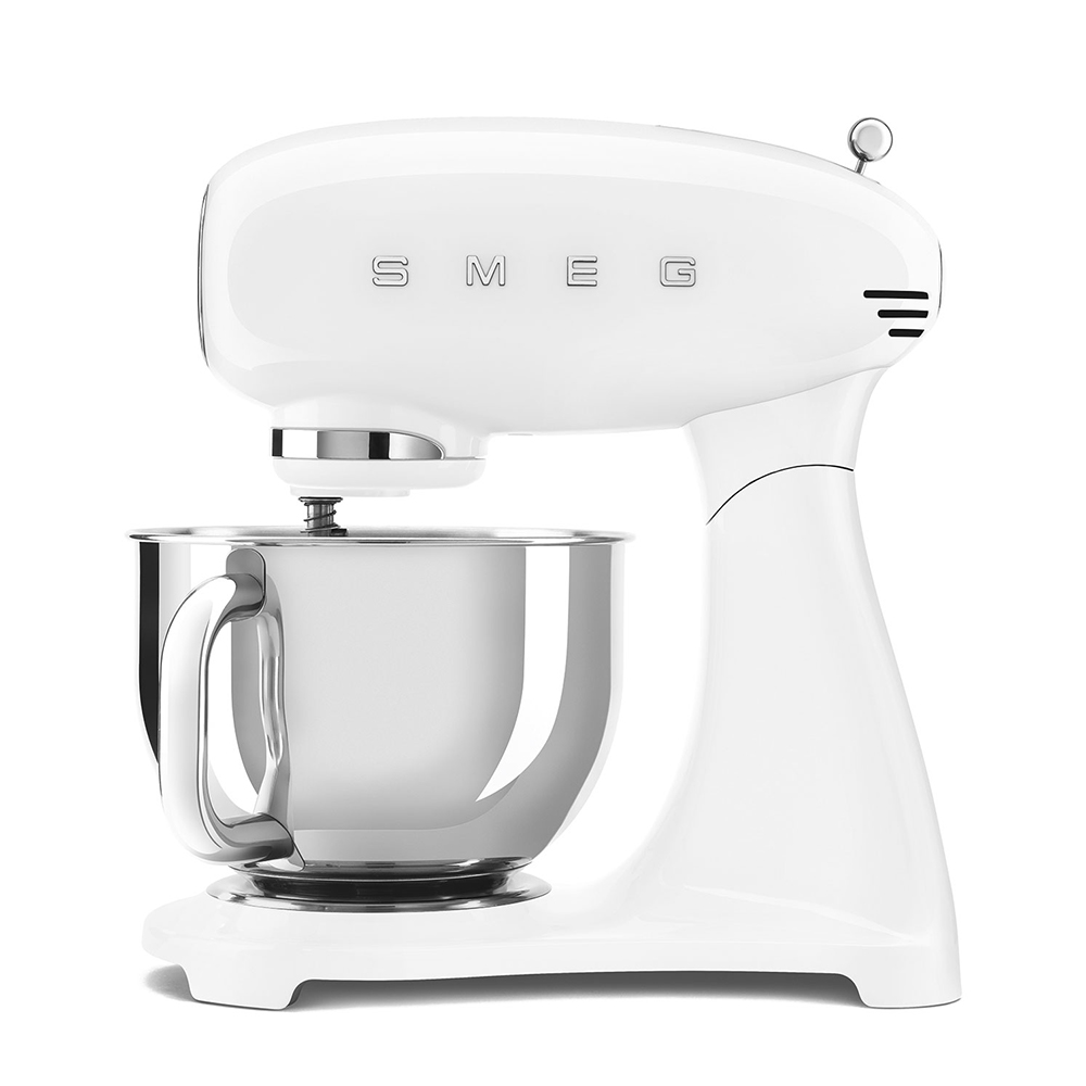 457468568457 (1) خلاط Smeg من طراز الخمسينيات - 1000 واط - أبيض - الصورة 1