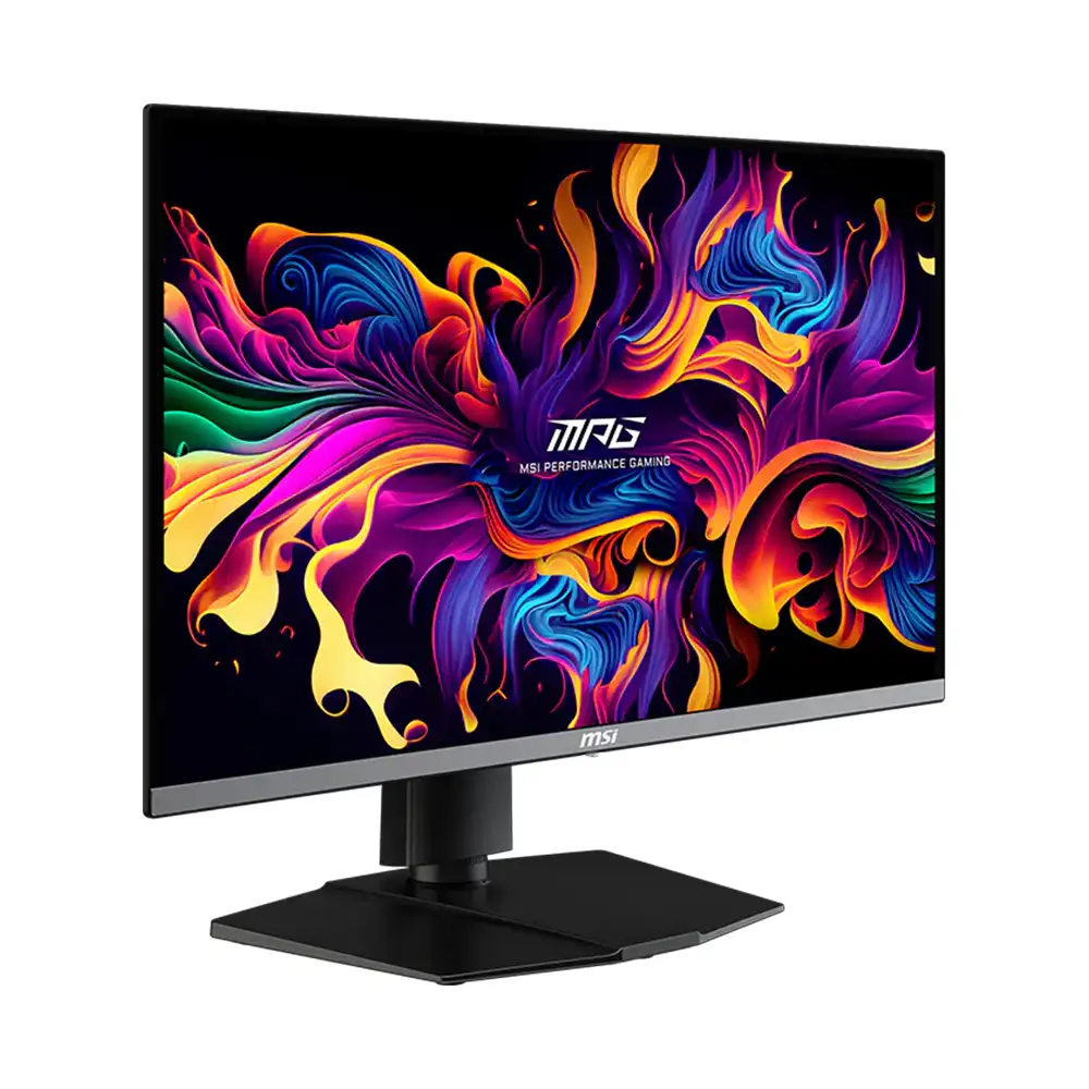 ⁦شاشة ألعاب MSI MPG 271QR X50 مقاس 27 بوصة، 500 هرتز، دقة WQHD، منفذ HDMI 2.1، زمن استجابة 0.03 مللي ثانية، تقنية QD-OLED - أسود⁩ - الصورة ⁦2⁩
