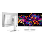 MSI MAG 272QPW X28 - شاشة ألعاب QD-OLED مقاس 27 بوصة بدقة WQHD 280 هرتز ووقت استجابة 0.03 مللي ثانية مع HDMI 2.1 - باللون الأبيض