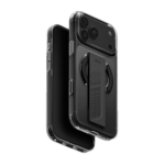 Uniq Heldro Air Grip Case for iPhone 18 Pro Max - Tinted Smoke