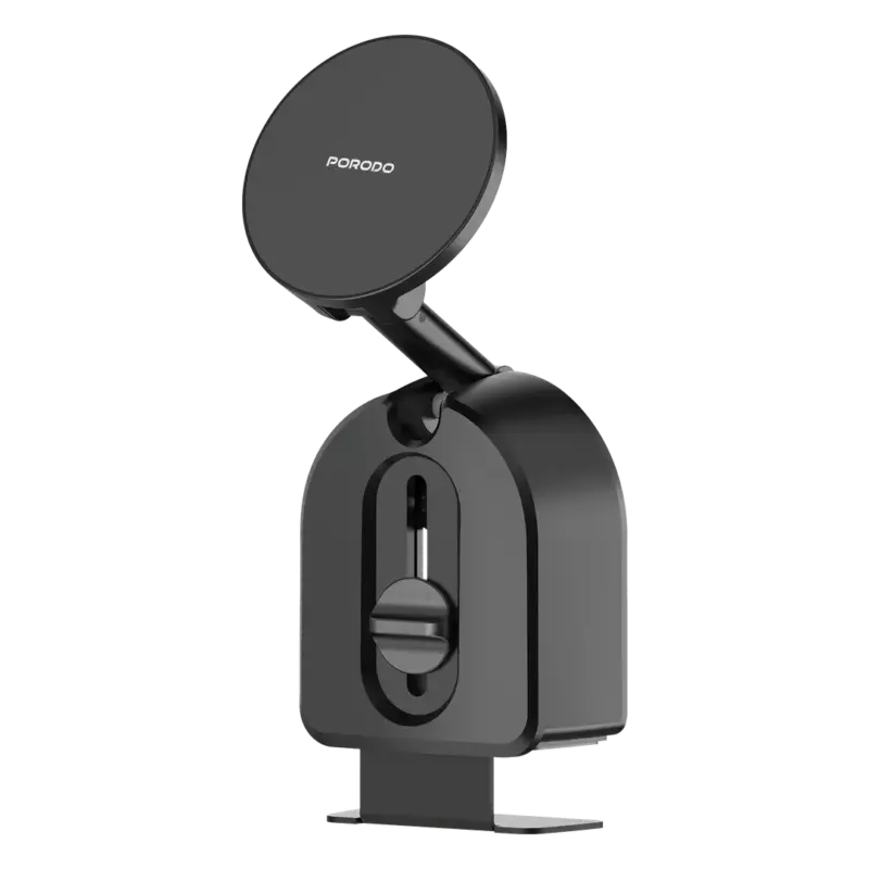 PDJHDC115BK Porodo Spinza Adjustable Magnetic Phone Holder Black