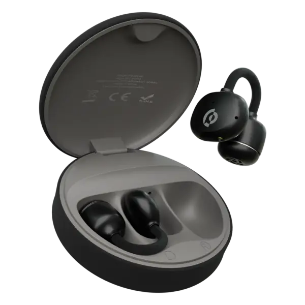 Powerology Cherry Open-Ear Wireless Earphones - Black