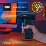 Porodo Lifestyle Turboblast Portable Air Blower - Black - Image 2