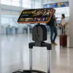 Porodo Spinza Adjustable Magnetic Phone Holder - Black - Image 2