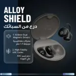 Powerology Cherry Open-Ear Wireless Earphones - Black - Image 3