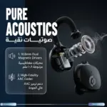 Powerology Cherry Open-Ear Wireless Earphones - Black - Image 4