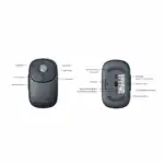 UGREEN MU102 Bluetooth + Wireless Rechargeable Mouse - Blue - Image 3