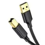 Ugreen USB-A to USB-B Printer Cable 2m - Black - Image 2