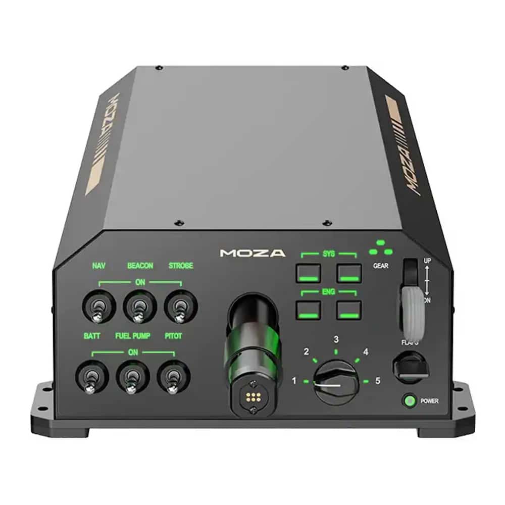 drjgdgtedg قاعدة Force Feedback لمقبض التحكم بالطائرة Moza Flight Yoke - الصورة 1