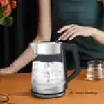LePresso Multi-Temperature Illuminated Glass Kettle - Black - Image 3