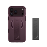 Uniq Heldro Air Grip Case for iPhone 18 Pro Max - Velvet Burgundy - Image 4