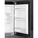 Smeg 50's Style Free Standing Refrigerator - Black - Image 4