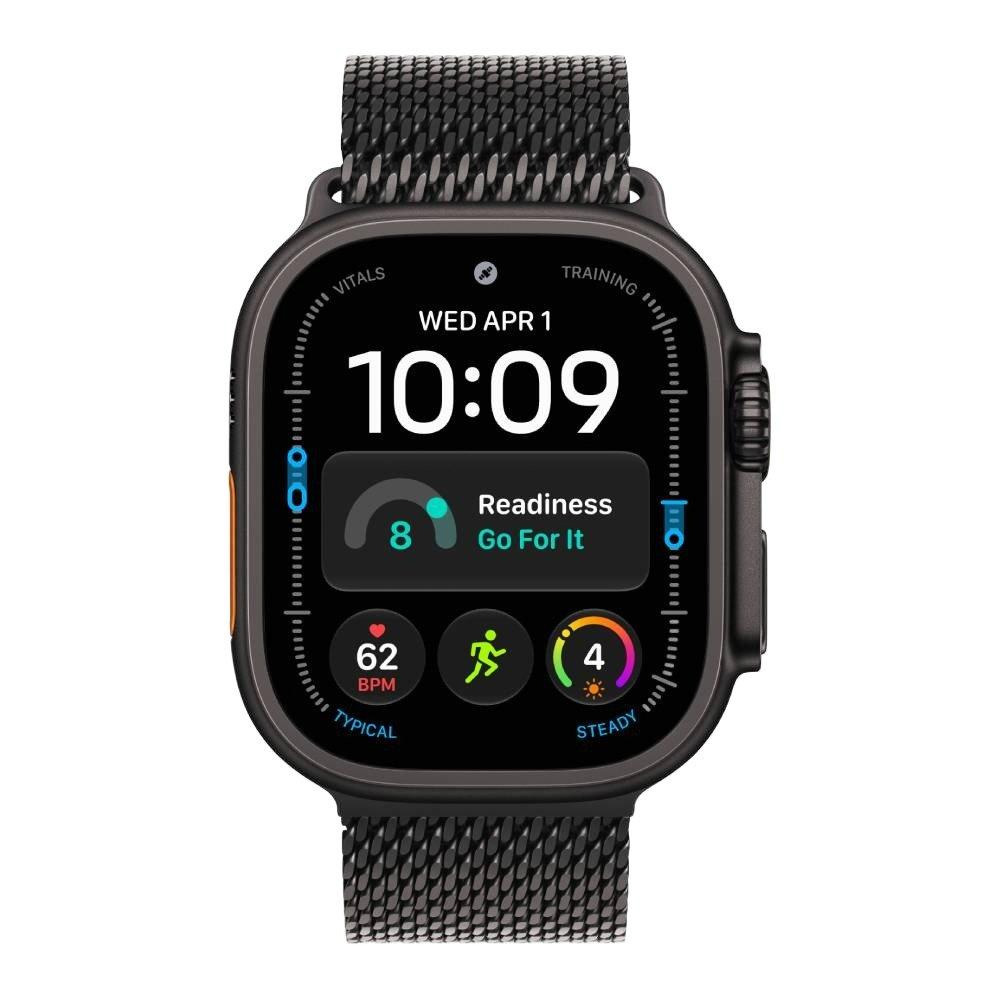 ijsmdoljcm_1 Apple Watch Ultra 4, GPS + Cellular, 49mm, Black Titanium Case with Black Titanium Milanese Loop - M - Image 1