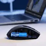 UGREEN Ergonomic Wireless Mouse 2.4G 4000DPI Silence Design – Black - Image 6