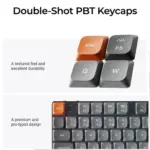 Keychron K5 Max 100% QMK/VIA ultra-slim Wireless Mechanical Keyboard 2.4 GHz, Bluetooth Red Switch - (Arabic Layout) - Image 3