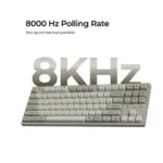 Keychron C1 Pro 8K QMK TKL (80%) Wired Mechanical Keyboard Connectivity Type-C - (Arabic Layout) - Image 2