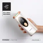 Porodo Lifestyle IPL Hair Removal Advanced Skincare Technology - White - Image 3