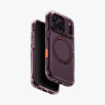 Uniq Swivix 360 Rotating Kickstand Case for iPhone 18 Pro Max - Deep Burgundy