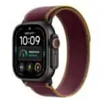 Apple Watch Ultra 4, GPS + Cellular, 49mm, Black Titanium Case with Burgundy Trail Loop - M/L - Image 2