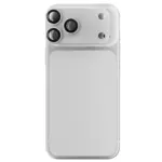 ⁦واقي عدسات الكاميرا Levelo Trio Pro لهاتف iPhone 18 Pro Max - فضي⁩ - الصورة ⁦2⁩