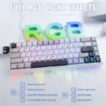 ATTACK SHARK X68 MAX HE Rapid Trigger Aluminum Wired Keyboard - Star White - Image 2