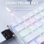 ATTACK SHARK X68 MAX HE Rapid Trigger Aluminum Wired Keyboard Magnetic Switch - White Contours - Image 2