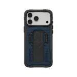 حافظة SkinArma Phantom تدعم MagSafe مع مسند ومقبض تثبيت لهاتف iPhone 18 Pro Max - أزرق
