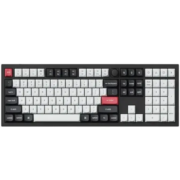 Keychron Q6 HE QMK Wireless Keyboard Gateron double-rail magnetic switch 2.4 GHz / Bluetooth / Type-C wired (Arabic Layout)