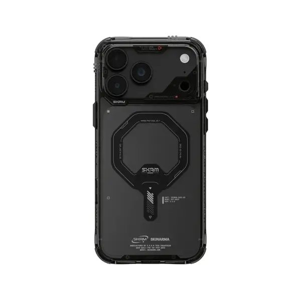 حافظة SkinArma Saido تدعم MagSafe لهاتف iPhone 18 Pro Max - جرافيت