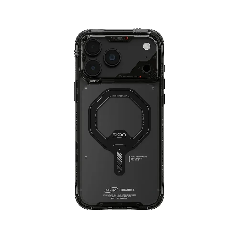 _lewd_2_2 حافظة SkinArma Saido تدعم MagSafe لهاتف iPhone 18 Pro Max - جرافيت - الصورة 1