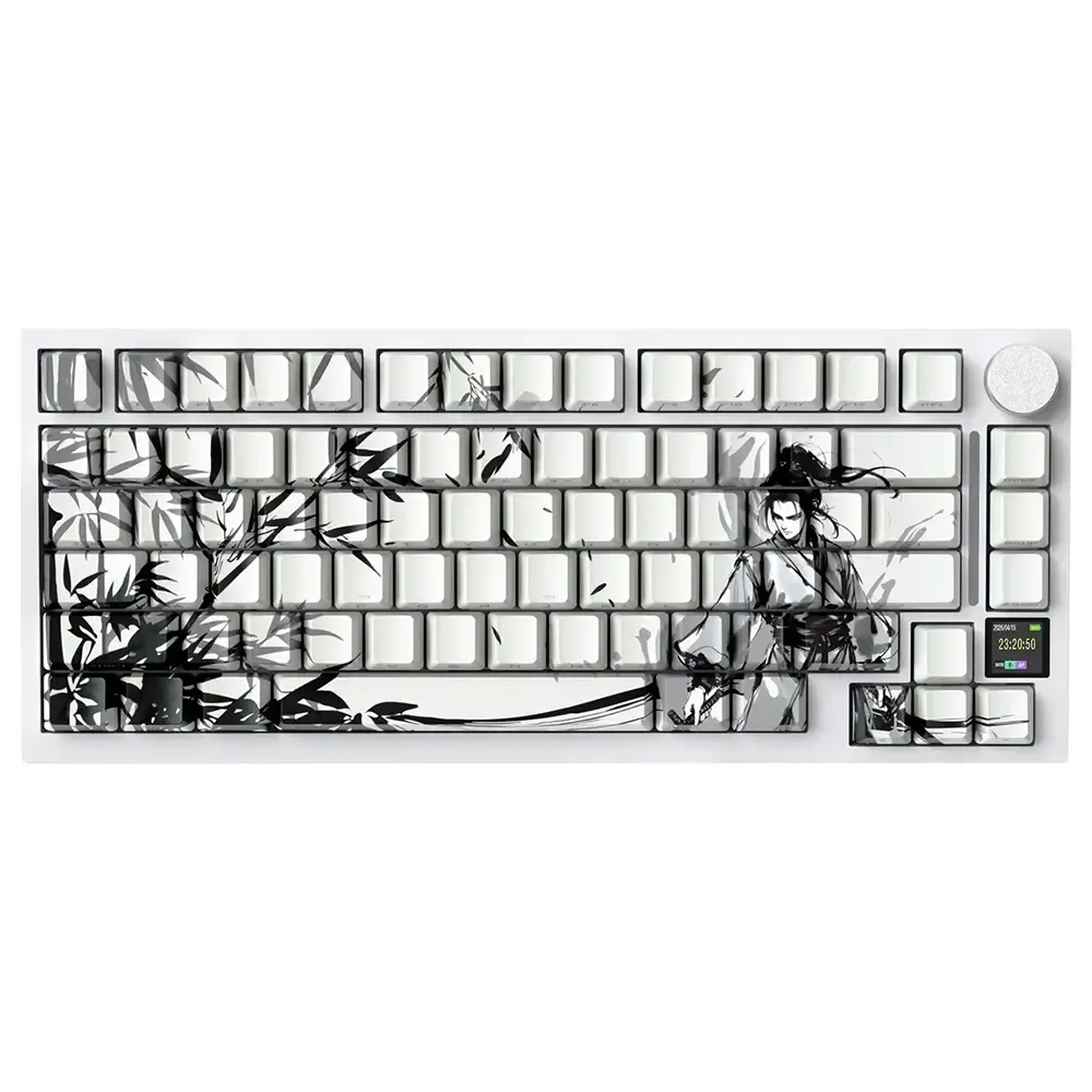 lk2d2d2 ATTACK SHARK X820 ULTRA RGB Tri-mode Gasket Mechanical Keyboard - Dark Warrior - Image 1