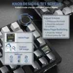 ATTACK SHARK X820 ULTRA RGB Tri-mode Gasket Mechanical Keyboard - Moonlight - Image 4