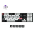 Keychron Q6 HE QMK Wireless Keyboard Gateron double-rail magnetic switch 2.4 GHz / Bluetooth / Type-C wired (Arabic Layout) - Image 2