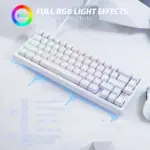 ATTACK SHARK X68 HE Rapid Trigger 60% Wired 8KHz Mechanical Gaming Keyboard (Magnetic Switch) - White Contour Line - Image 2