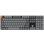 Keychron K5 Max 100% QMK/VIA ultra-slim Wireless Mechanical Keyboard 2.4 GHz, Bluetooth Red Switch - (Arabic Layout)